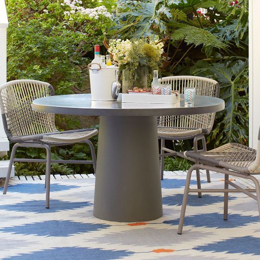 Quarry Round Dining Collection | Patio dining set, Round outdoor .