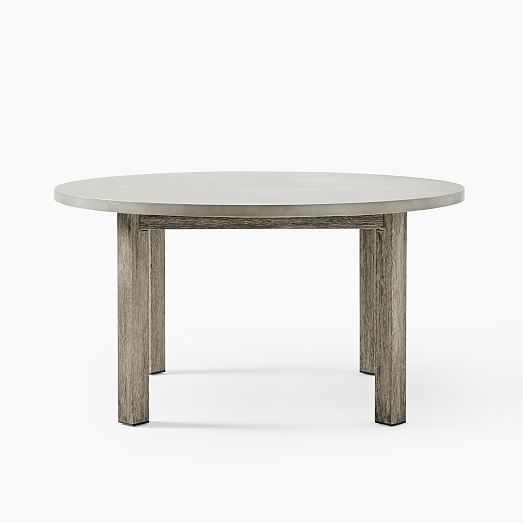 Concrete Outdoor Round Dining Table (60