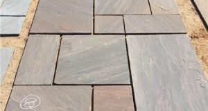 Autumn Brown Sandstone Paving Sets from India - StoneContact.c