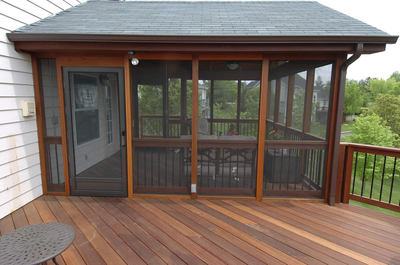 Deck Designs with a Screened Porch | St. Louis decks, screened .