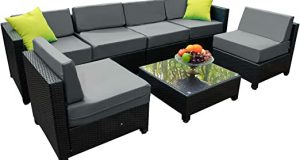 Amazon.com: Mcombo Aluminum Patio Furniture Sectional Set Outdoor .