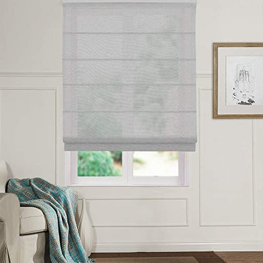 Amazon.com: Artdix Roman Shades Blinds Window Shades - Grey 20 W x .