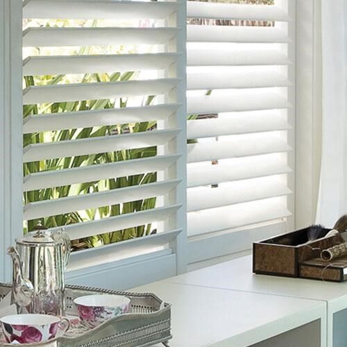 Track Faux Wood Shutters | Blinds.c