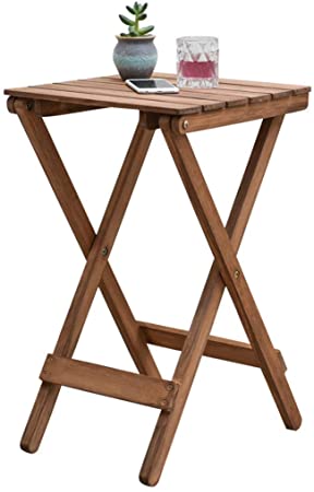 Amazon.com : Coffee Tables Small Table Flower Stand Solid Wood .