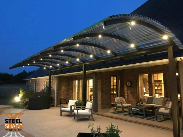 Steel Shade Pergolas provide a shade covering for your patio or .