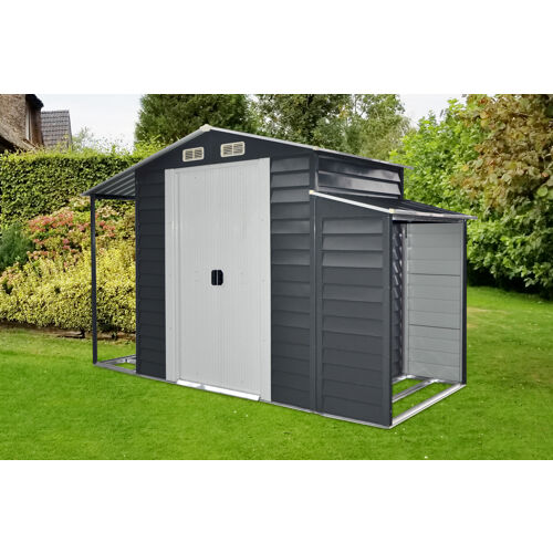 Hanover 3-In-1 Galvanized Steel Multi-Use Shed with Separa