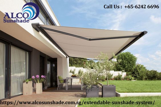 Extendable Sun Shade System In Singapore | Alco Sunshade | Patio .