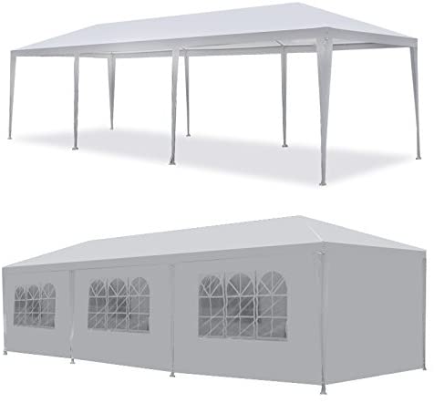 Amazon.com : ZenStyle 10' x 30' White Outdoor Gazebo Canopy Tent .