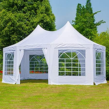 Amazon.com : Erommy 20x15ft Party Tent Gazebo Pavilion Adjustable .