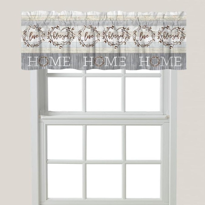 Laural Home Loving Home Window Valance in the Valances department .