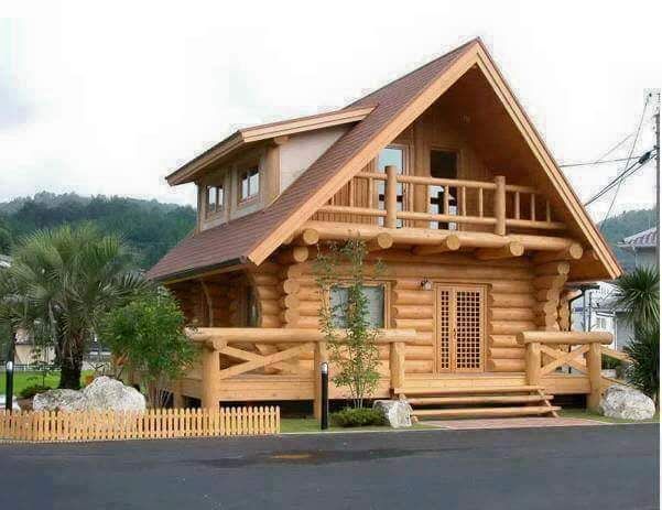 Wooden Dream House Ideas | Wooden house design, Wood house design .