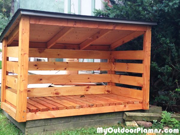 Backyard-wood-shed | Building a wood shed, Wood shed plans, Shed .