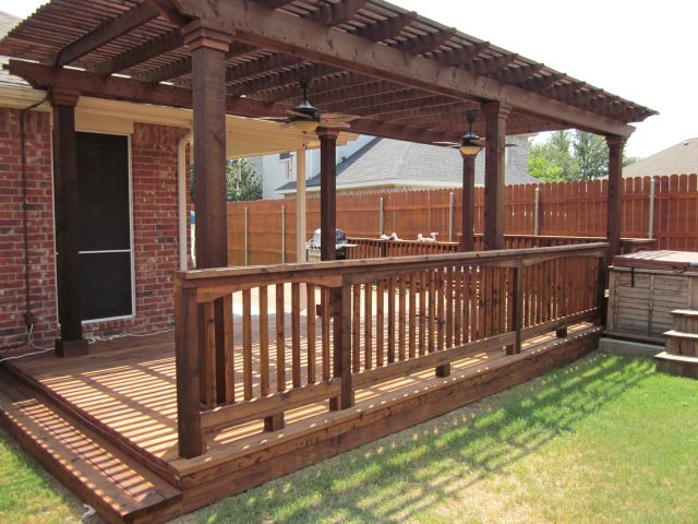 Wood Deck Inspiration Pictures | Texas Best Fence & Pat