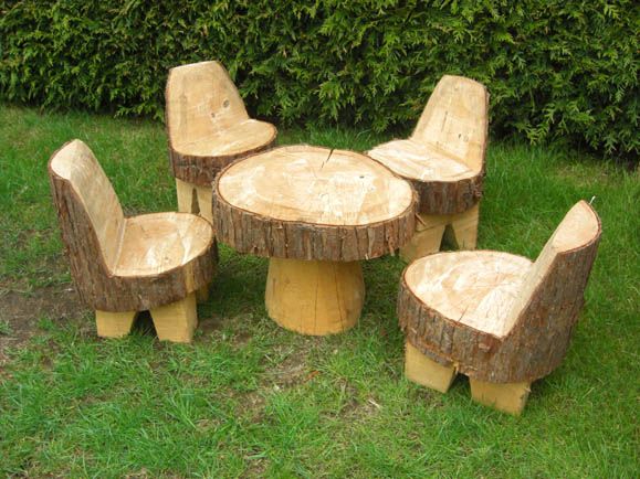 Children's Garden Furniture Set- no need for legs on the chairs .