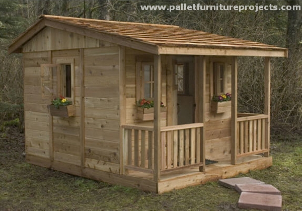 Pallet Garden Shed Huts | Pallet Furniture Projec