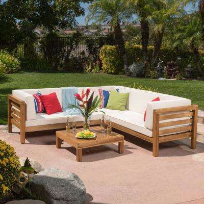 Wood - Free Shipping - Noble House - Outdoor Sectionals - Outdoor .