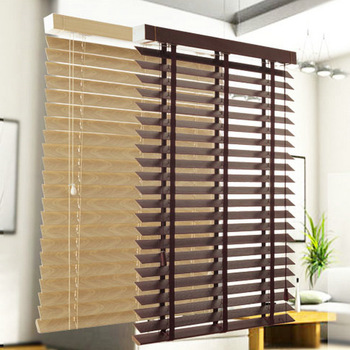 Made In China 50mm Wood Blind Paulownia Wooden Venetian Blind .