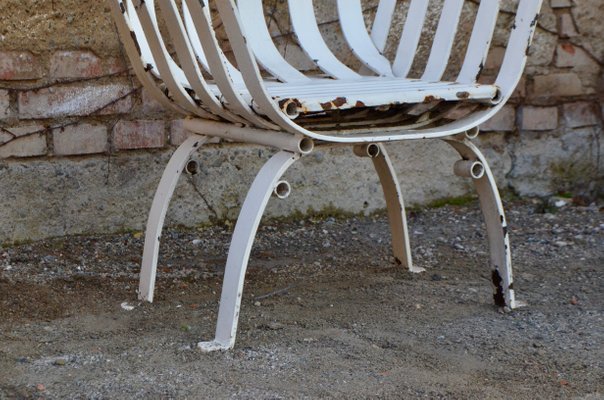 Antique Wrought Iron Garden Chairs, Set of 2 for sale at Pamo