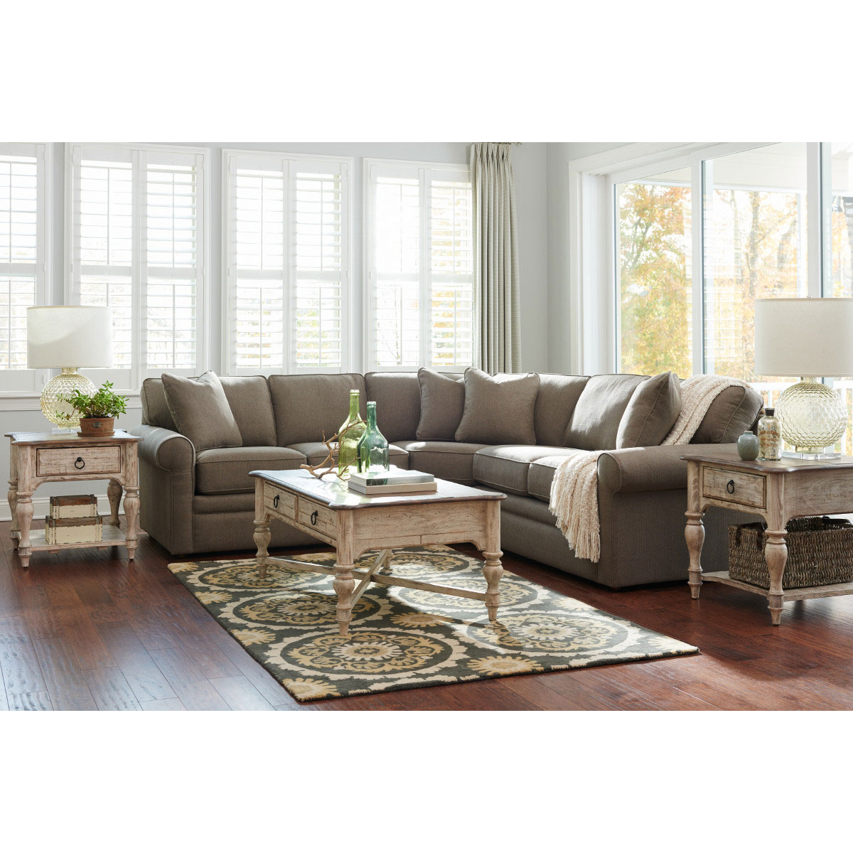 Collins Sofa Sectionals With Reversible Chaise