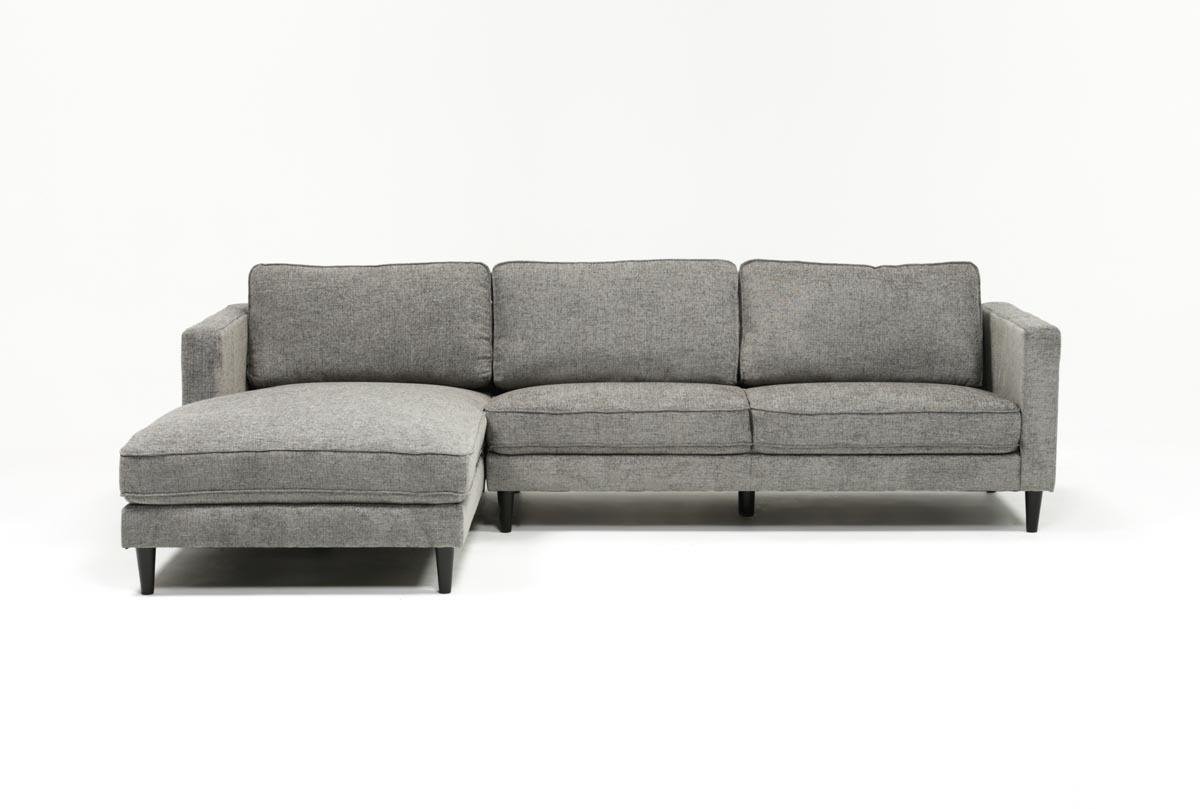 Cosmos Grey 2 Piece Sectionals With Laf Chaise