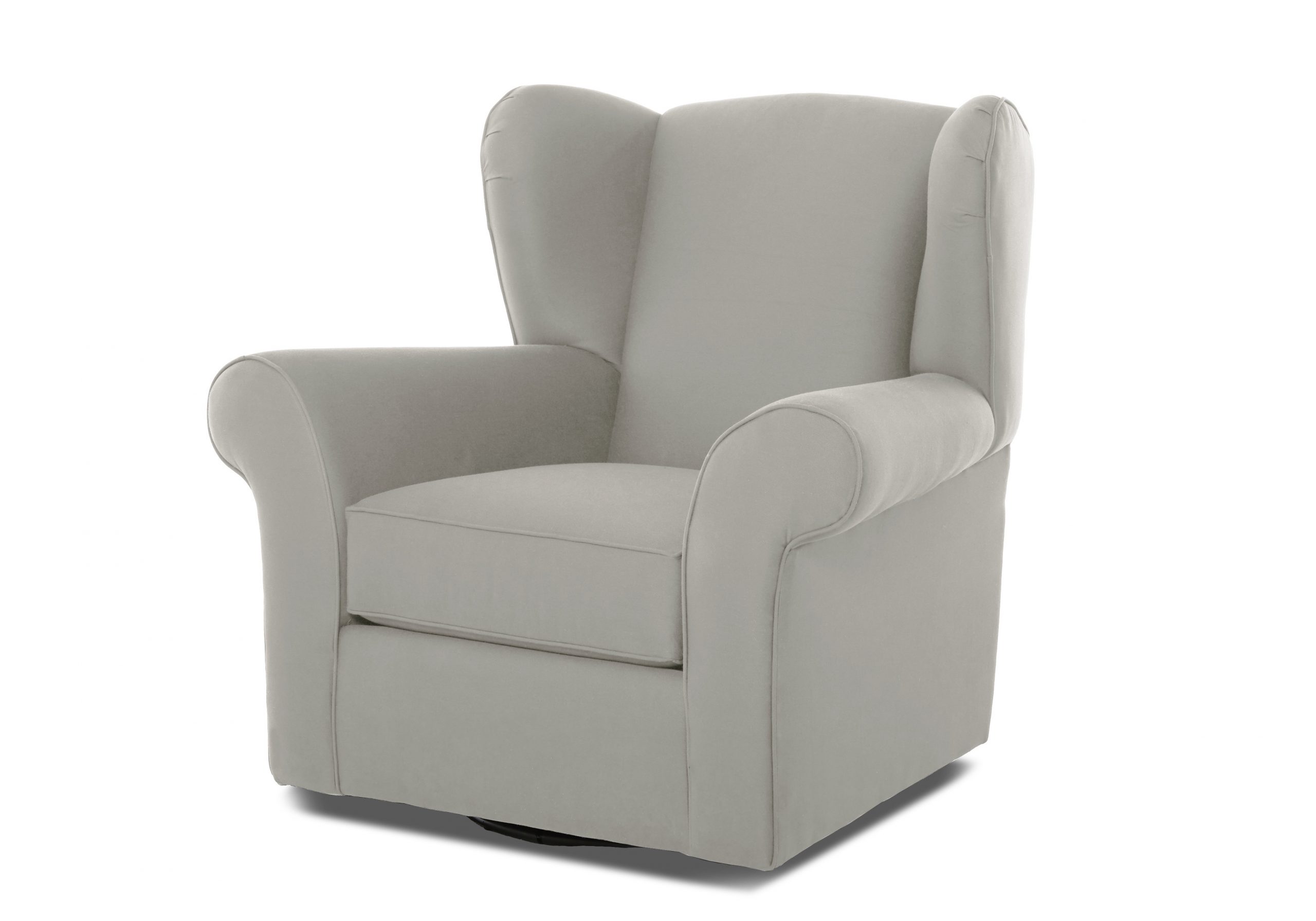 Katrina Grey Swivel Glider Chairs