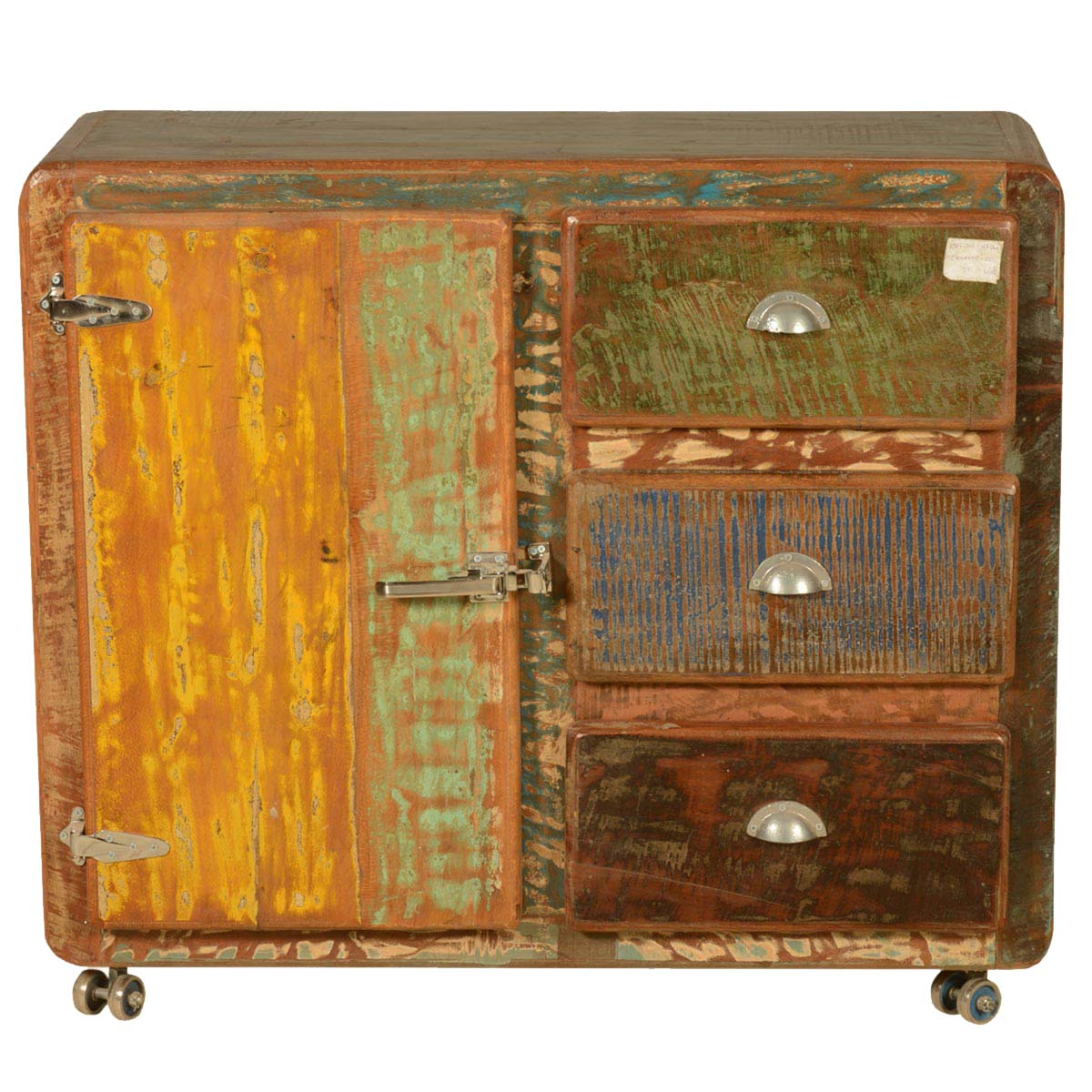 Reclaimed 3 Drawer Icebox Sideboards