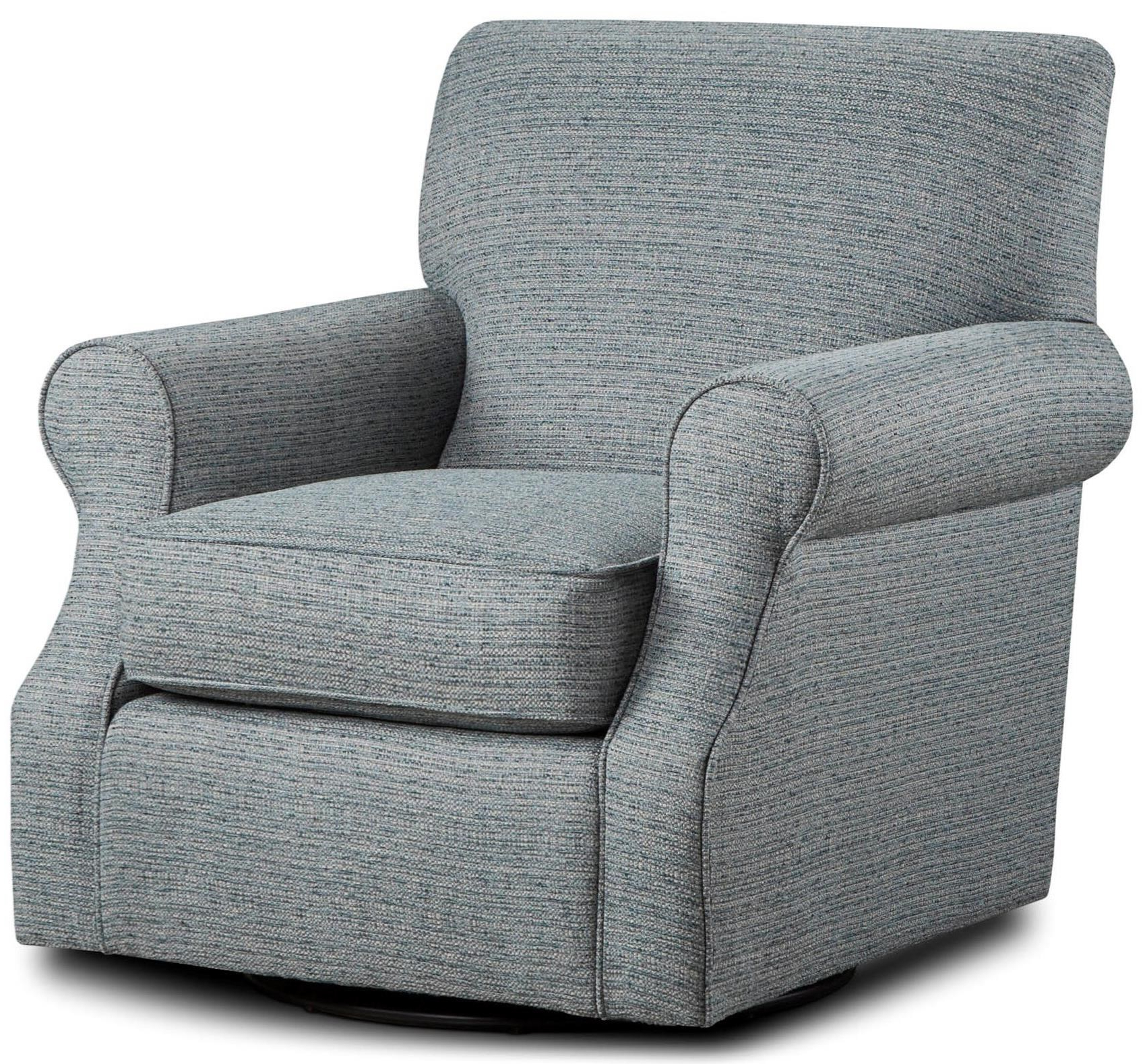 Umber Grey Swivel Accent Chairs