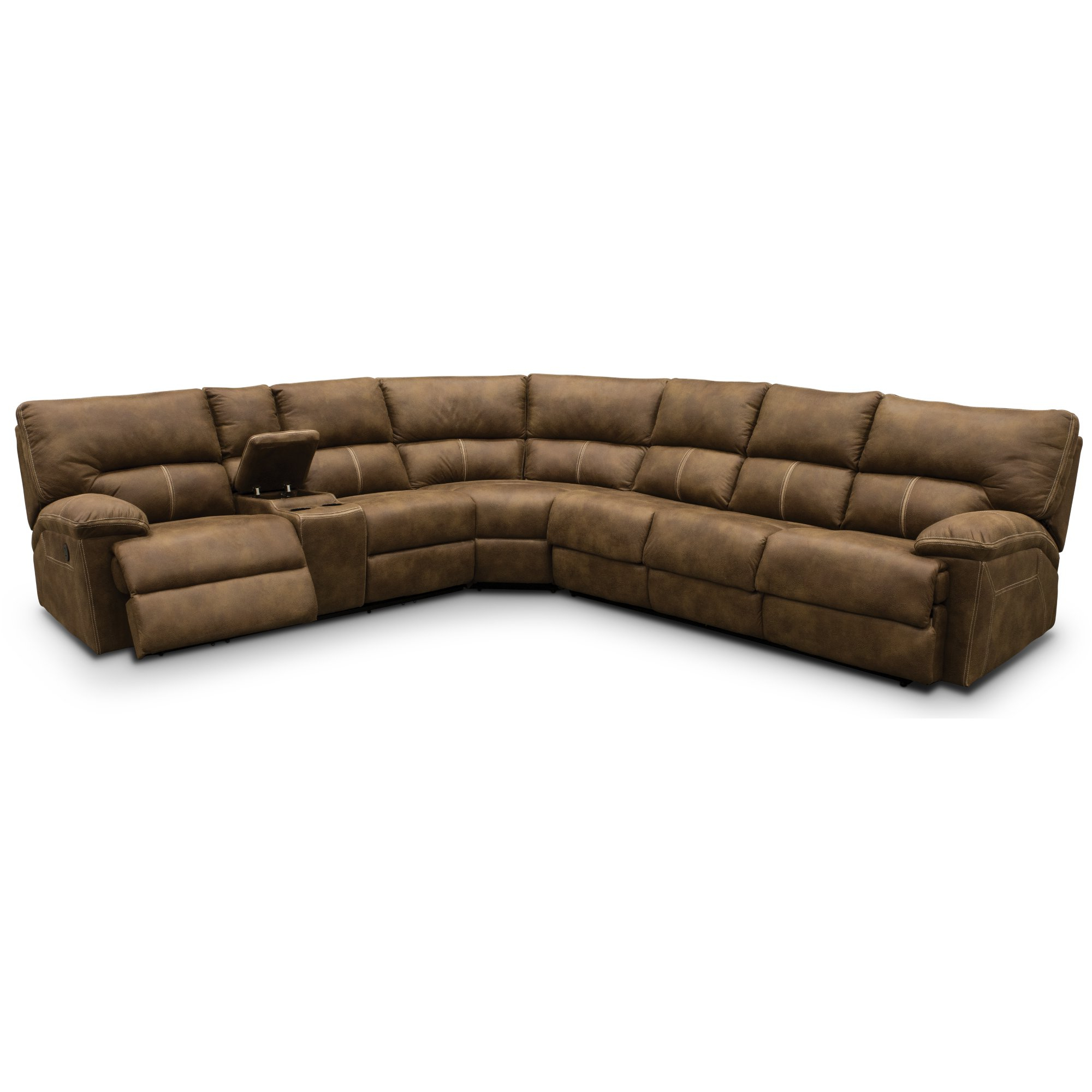 Taron 3 Piece Power Reclining Sectionals With Left Facing Console
Loveseat