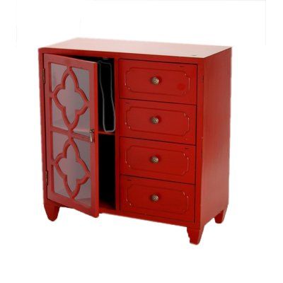 World Menagerie Lelon 1 Door 4 Drawer Server | Accent chests .