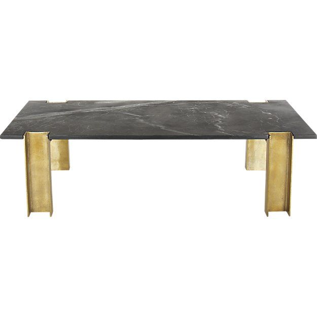 Alcide Rectangular Marble Coffee Table + Reviews | Marble coffee .