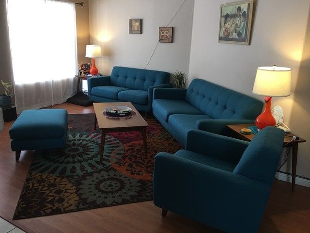 Allie Jade Sofa | Mid century modern couch, Living room decor .