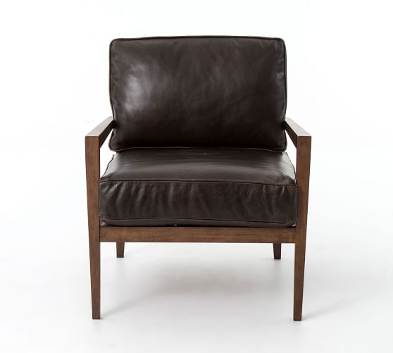 Andrew Leather Armchair | Pottery Ba