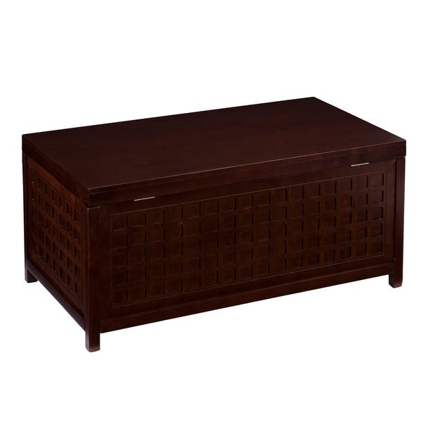 Shop Anson Cocktail Trunk Table - Espresso - Overstock - 215847