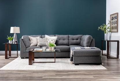 Arrowmask 2 Piece Sectional with Right Arm Facing Chaise | Living .