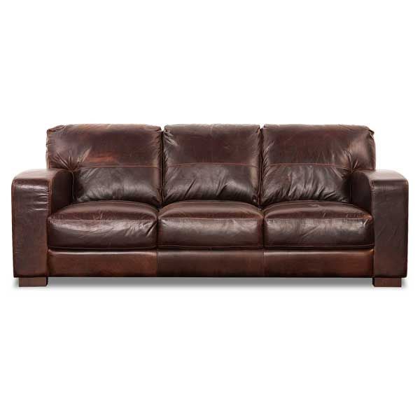Aspen All Leather Sofa 4442S ASPEN SADDLE 40002 | Soft Line | AFW.c