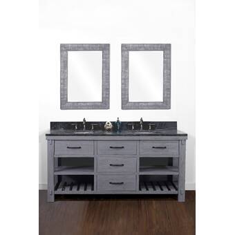 Gracie Oaks Bales 61" Double Bathroom Vanity Set | Wayfa