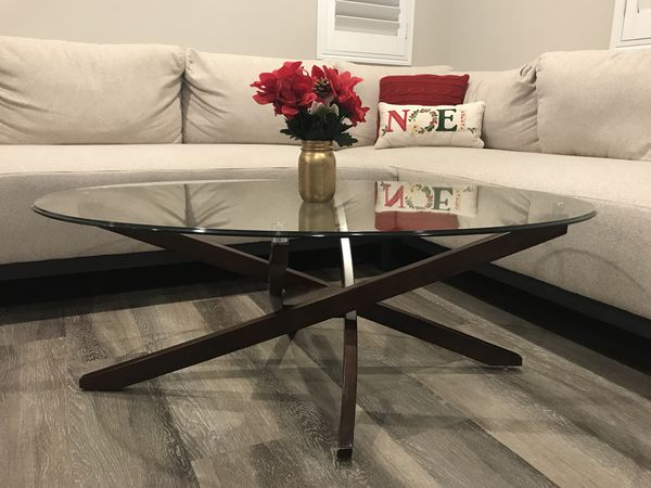 Brisbane oval coffee table for Sale in Anaheim, CA - Offer