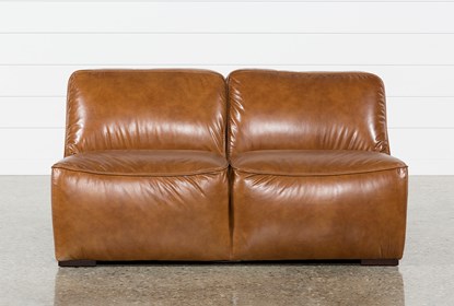Burton Leather 3 Piece Sectional | Living Spac