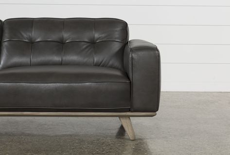 Caressa Dark Grey Sofa - $1395 | Dark gray sofa, Gray sofa, So