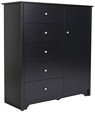 Amazon.com: South Shore Vito Door Chest with 5 Drawers and .