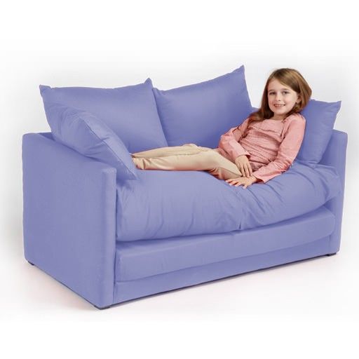 Children's Sofa Bed - Lilac | Childrens sofa bed, Kids sofa, B