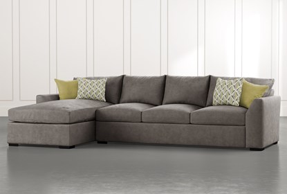 Cohen Foam II 2 Piece Sectional With Left Arm Facing Chaise .
