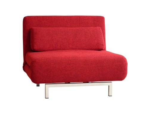 Cheap Baxton Studios Romano Convertible Sofa Chair Bed, Red .