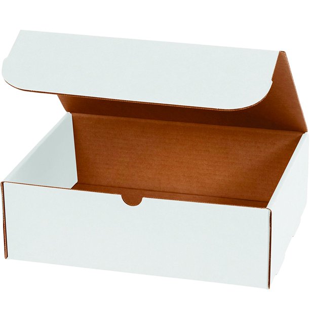 150 - 3x3x1 White Corrugated Shipping Packing Box Boxes Mailers .