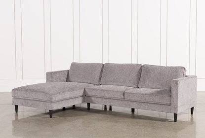 Cosmos Grey 2 Piece Sectional With Left Arm Facing Chaise | Living .