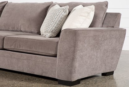 Delano Charcoal 2 Piece Sectional With Left Arm Facing Chaise .