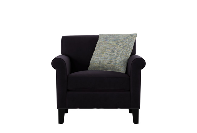 Devon II Brown Arm Chair | Living Spac