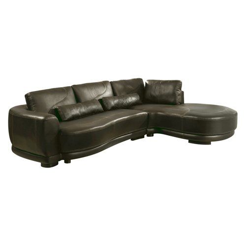 Chintaly El Paso Merlot Leather Sectional Sofa | Leather sectional .