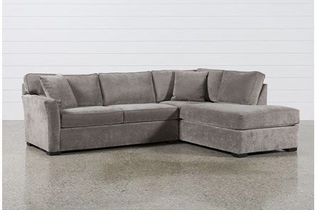 Aspen 2 Piece Sectional W/Raf Chaise | Sleeper sectional .