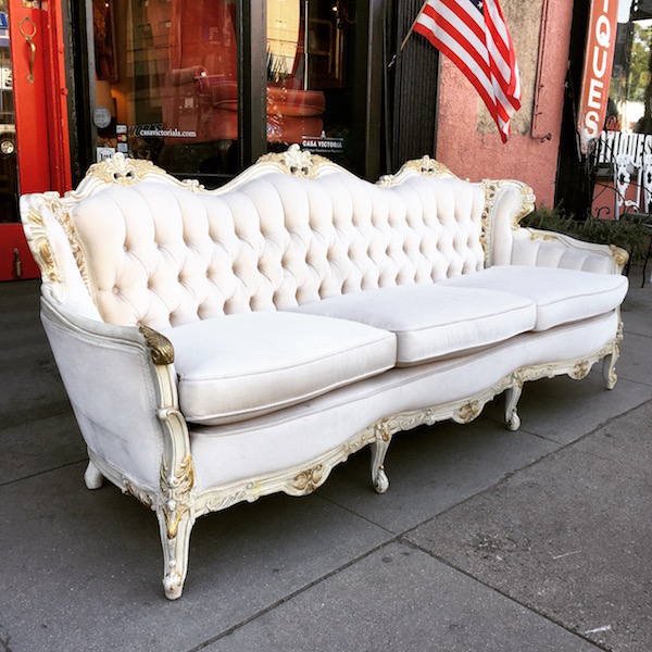 Hail the Queen | 1950s French-style Sofa — Casa Victoria - Vintage .
